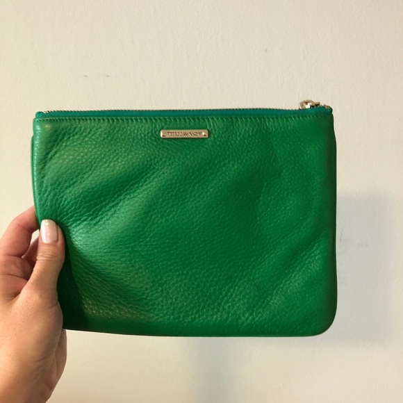 BRAND NEW Rebecca Minkoff Green Clutch - Picture 3 of 7